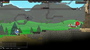 Starbound New Railgun Rail Gun!