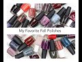 My Favorite Fall Polishes!
