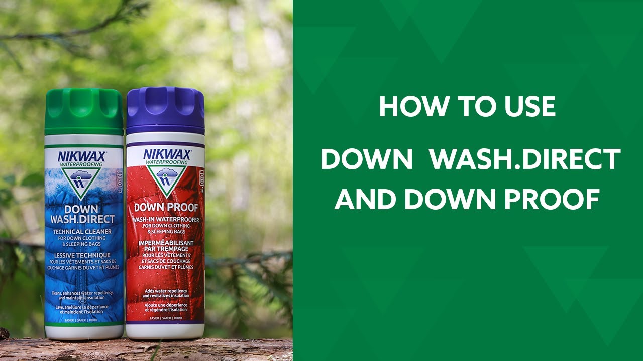 How to Clean and Waterproof Down with Nikwax Down Wash.Direct and Down Proof  