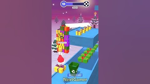 Noel Run 3D 🎁🎄Mobile Gameplay By NextGamer (Android,iOS) Level 10 #shorts