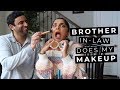 My Brother-In-Law Does My Makeup! | Deepica Mutyala