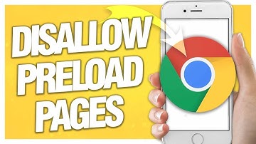 How To Turn Off Preload Pages For Faster Browsing On Google Chrome Browser App