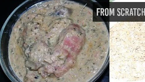 HOW TO COOK SIERRA LEONE EGUSI SOUP/NO OIL AUTHENTIC EGUSI SOUP