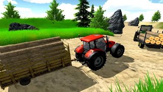 Tractor Trolley Cargo Farming Offroad Simulator #2 -  Android Games screenshot 3