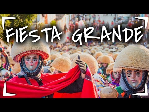 Видео: Parachicos във Fiesta Grande в Чиапас