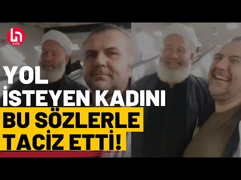 Bir skandal daha! Merdivende yol isteyen kadına sözleri gündem oldu!