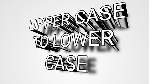 C program to convert a string from upper case to lower case| C Programming