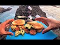 The MOST Unorthodox Fish Burgers Caught and Cooked On the Spot!