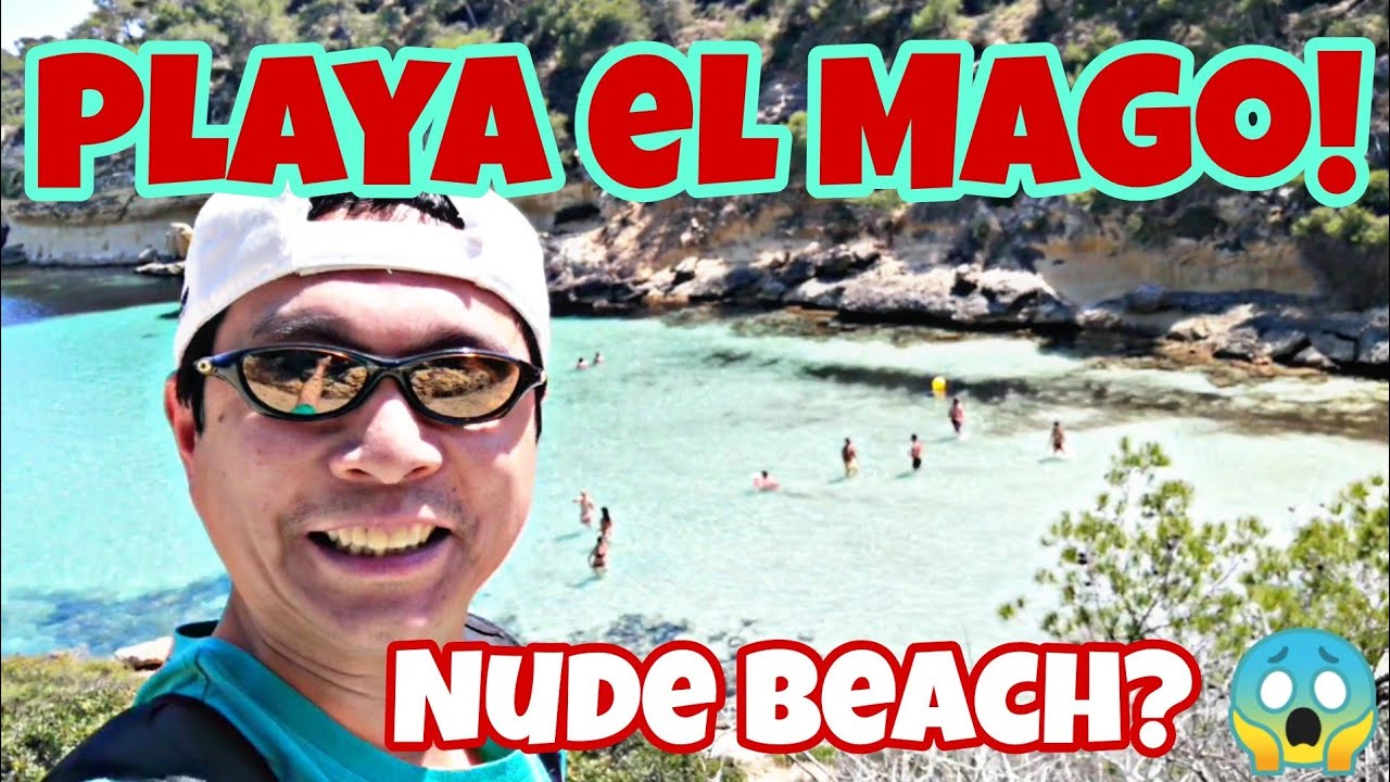 VISITING A NUDE BEACH! PLAYA EL MAGO, THE MAGUS BEACH - MALLORCA BEACHES OF SPAIN SUMMER