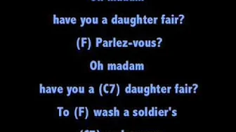 Mademoiselle from Armentieres Mademoiselle from Armentieres