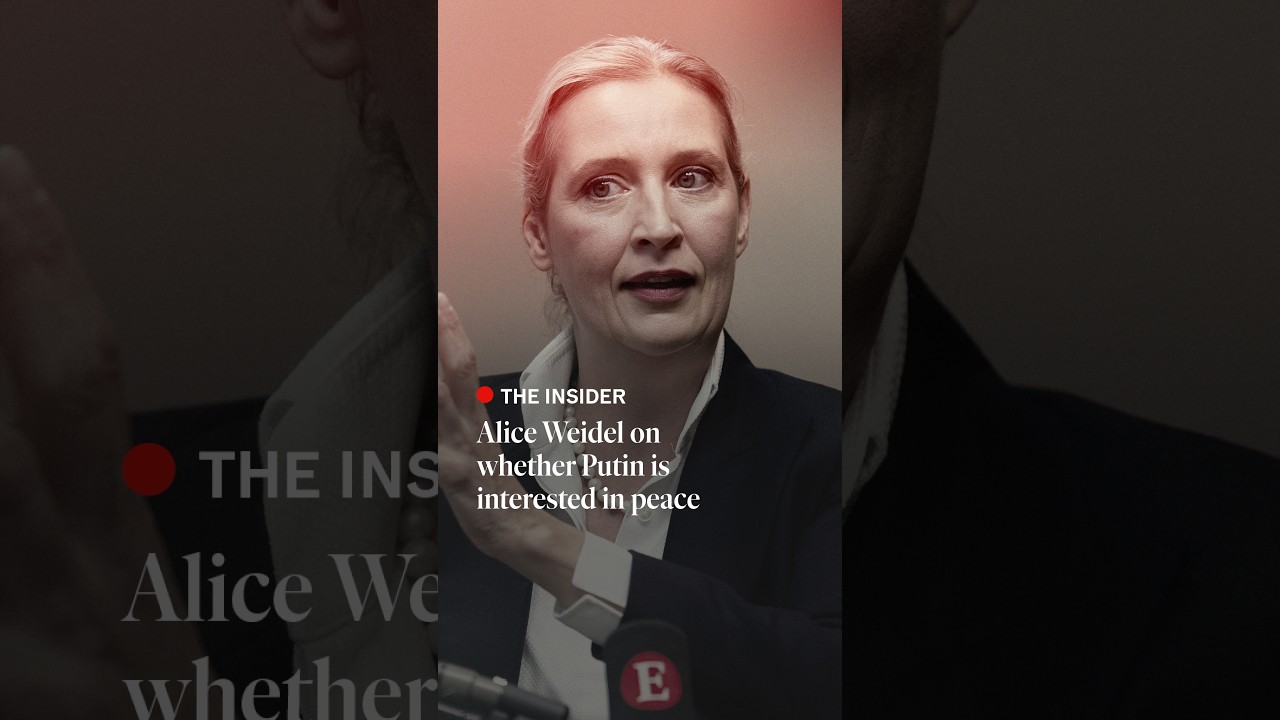Alice Weidel on whether Putin is interested in peace | The Economist