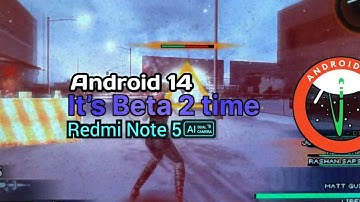 Pixel 5a Beta 2 di Redmi Note 5 Pro || Install dan Review Custom Rom Android 14 || Upside DownCake