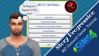 Story Progression in The Sims 4 || MC Command Center Tutorial