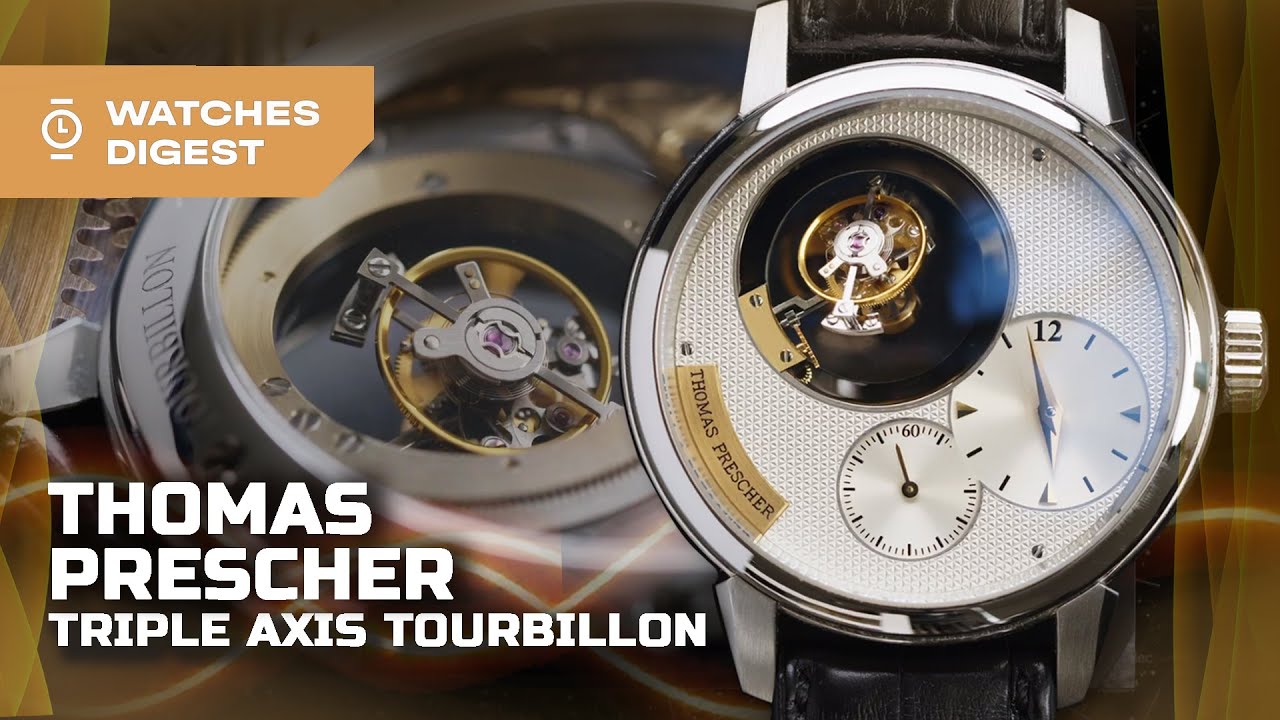 Часы за полмиллиона долларов: Thomas Prescher Triple Axis Tourbillon