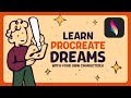 Learn procreate dreams beginner friendly animation class