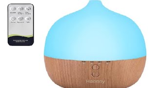 Haoday Essential Oil Diffuser, 300ml Wood Grain Aromatherapy Diffusers Review, Love a fresh smelling