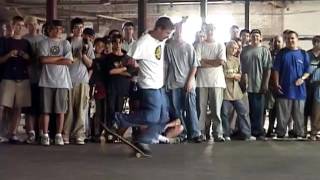 Rodney Mullen Putting on a 1Man Flatground Demo