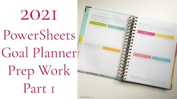 PowerSheets Prep Work Part 1 | Working through PowerSheets Together!