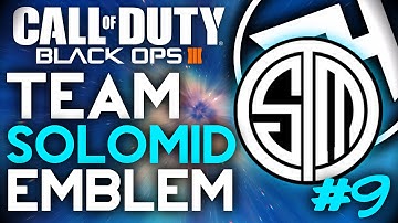 Black Ops 3 TEAM SOLOMID (TSM) LOGO EASY Emblem Tutorial (#9) - BO3 Emblem Creator Tutorial (EASY)