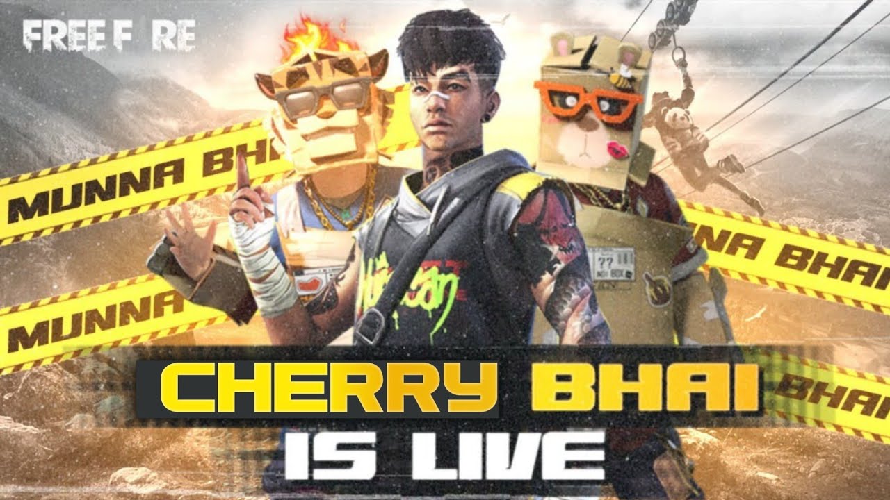 Free Fire Live With Cherry Bhai - Free Fire Live Telugu - Free Fire ...