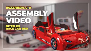 How to Assemble the NITRO RX Race Car Bed | Assembly Lambo RX Race Car Bed