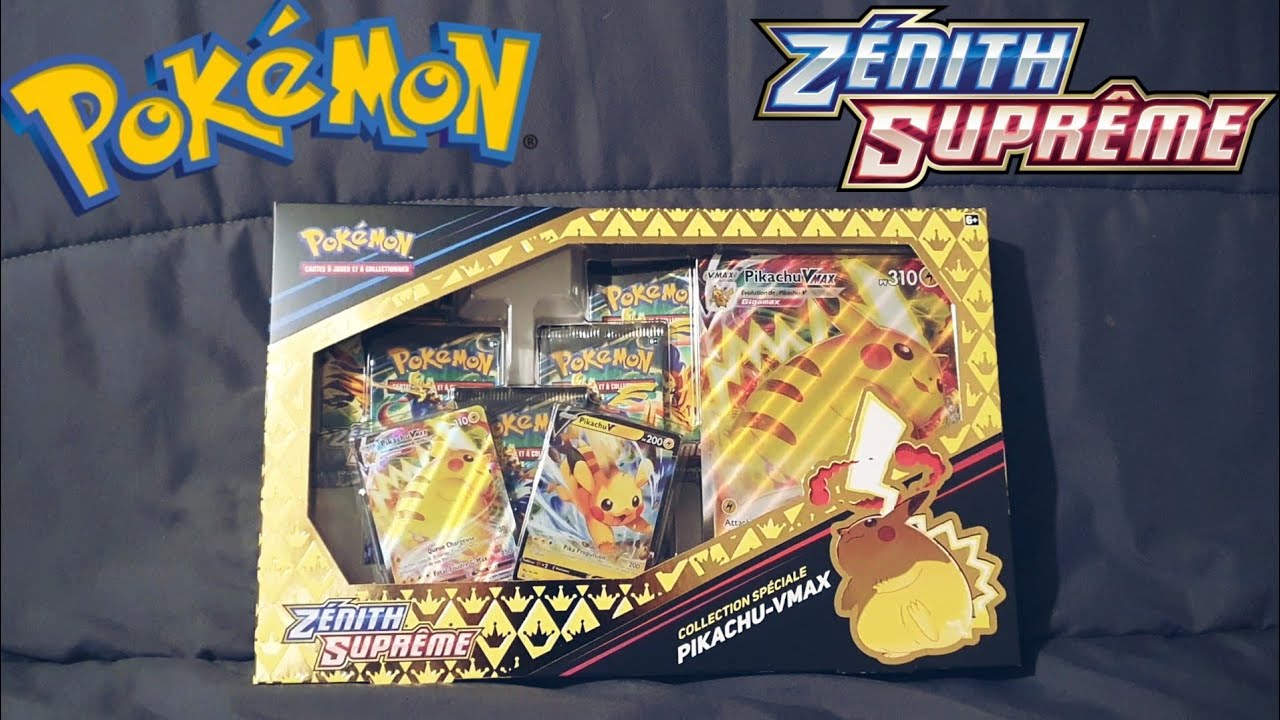 Coffret Pikachu VMAX POKEMON Zénith Suprême 