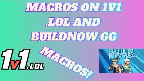 MACRO IN BUILDNOW.GG AND 1V1.LOL (MUST WATCH NOW)