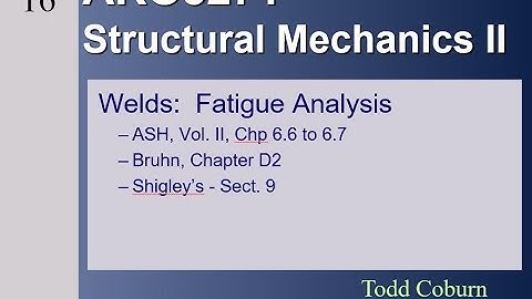 ARO3271 V16 Weld Fatigue