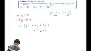 2021 AMC 10B #15 (Using Algebraic Manipulations and Symmetric Polynomials)
