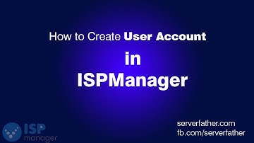 How To Create User Account in ISPManager Hosting Control Panel