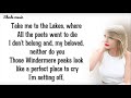 Taylor Swift The Lakes HD Lyrics 