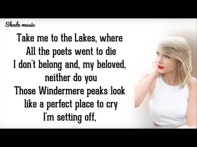 Taylor Swift - The Lakes [HD Lyrics] class=