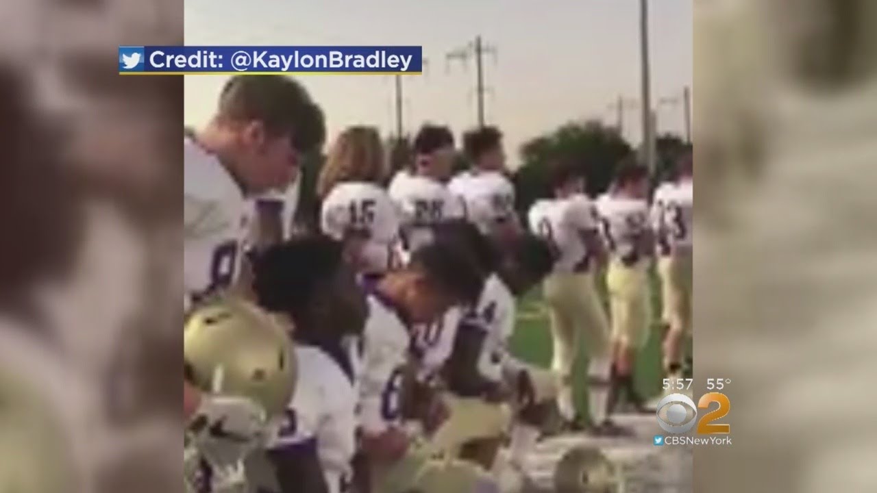 CBS2 Exclusive: High School Footballer Embroiled In Anthem Controversy Speaks Out