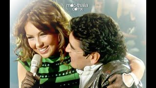 Thalía y Maradona juntos en Argentina (Homenaje al gran futbolista)