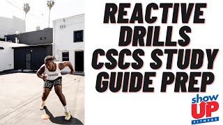 Reactive Drills CSCS Prep | Show Up Fitness NSCA's Study Guide to pass CSCS within 2-months