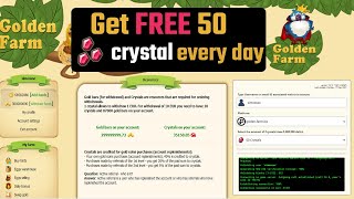 Get FREE 177 💎 Crystals 💎Every day  ( golden farm.biz )  Not enough ... ?? - (PROBLEM SOLVED)! screenshot 4