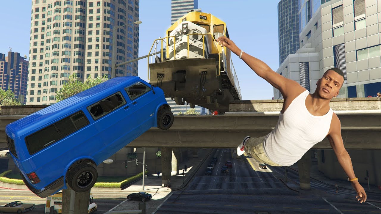 GTA 5 Crazy train | Ragdolls vol.3 (Euphoria physics)