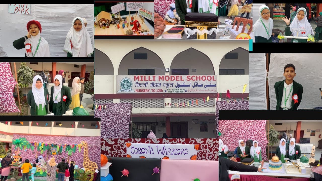Milli Model School EXHIBITION DAY MASHA ALLAH ABUL FAZAL du-colleges-nearest-metro-station-list-college-station
