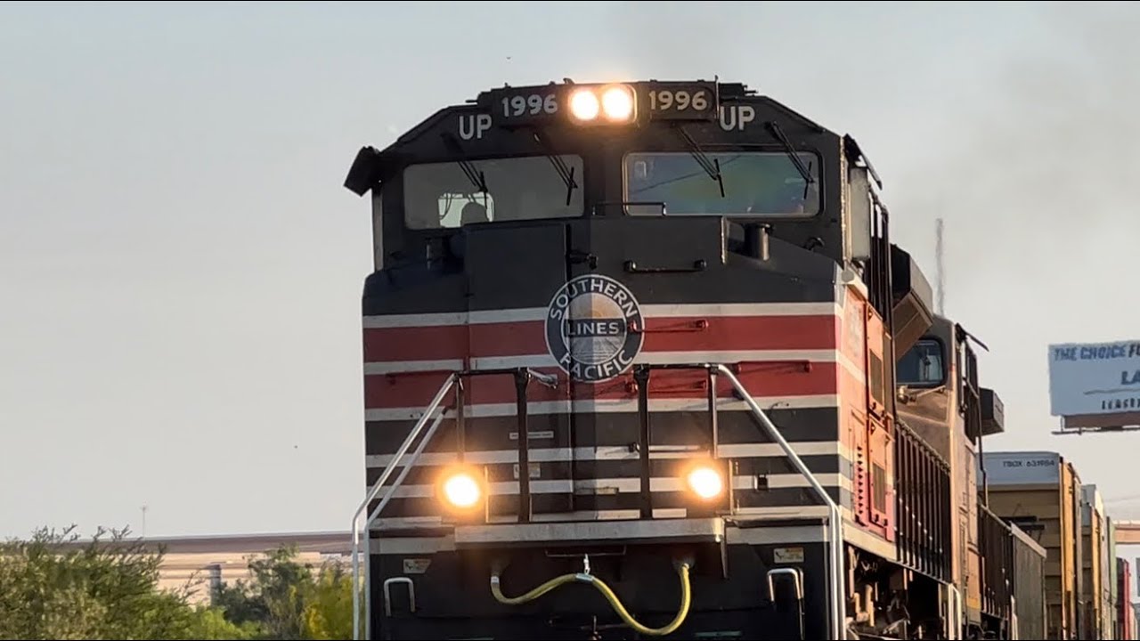 Chasing UP 1996 Around Laredo, TX