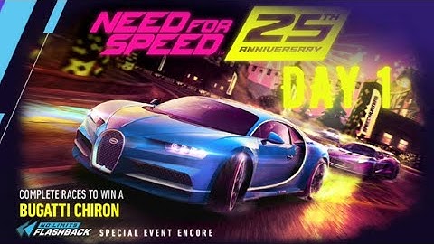 NFS No Limits Flashback BUGATTI CHIRON Special Event Encore - Day 1 #nfsnolimits