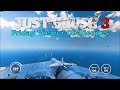 Just Cause 3 Can you land a Jet on the Cargo plane in flight