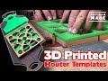 How To Make And Use 3D Printed Router Templates / DIY Router Templates / Woodworking Hacks