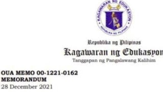 Oua Memo 00 - 1221 - 0162 Memorandum