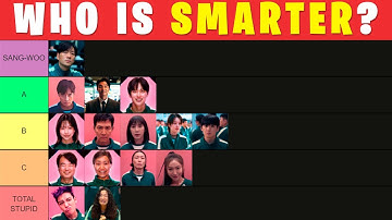 Rate SQUID GAME Players by INTELLIGENCE! 🧠😱🦑 From DUMB to GENIUS 😵💡 | Gi-hun, Thanos, Mi-na
