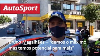 Bruno Magalhães - "demos o máximo mas temos potencial para mais"