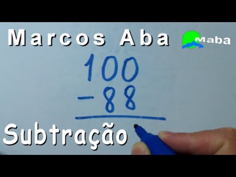 SUBTRAÇÃO - professor Marcos Aba