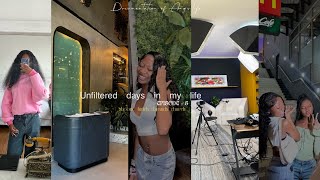 Unfiltered days in my life EP: 5 [ shoots, podcast, lunch, church , GRWM ]