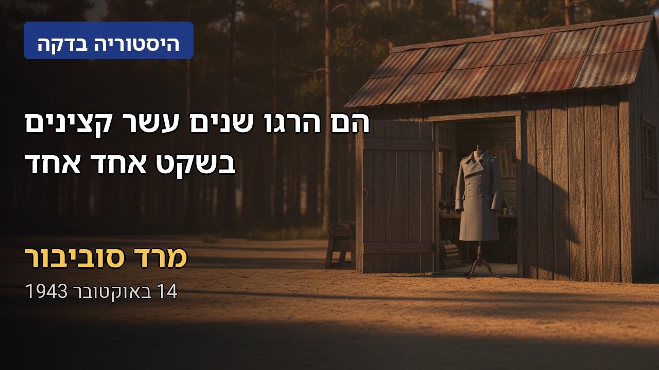 הם הרגו שנים עשר קצינים בשקט, אחד אחד| מרד סוביבור