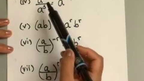 10.2.5 Roots, Radicals and Root Functions: Rules for Exponents