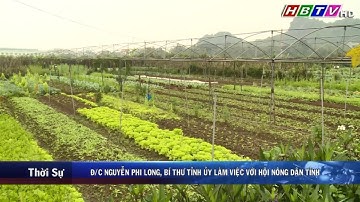 Đ/c Nguyễn Phi Long - Bí thư Tỉnh ủy làm việc với Hội Nông dân tỉnh Hòa Bình